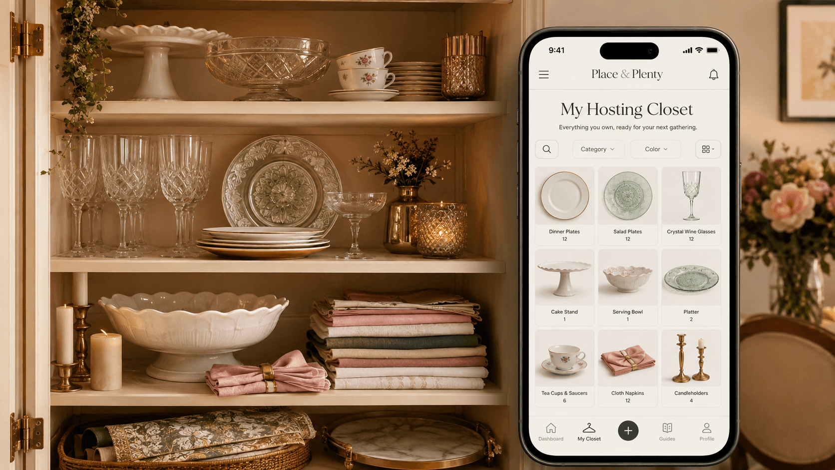 Place & Plenty My Hosting Closet feature preview