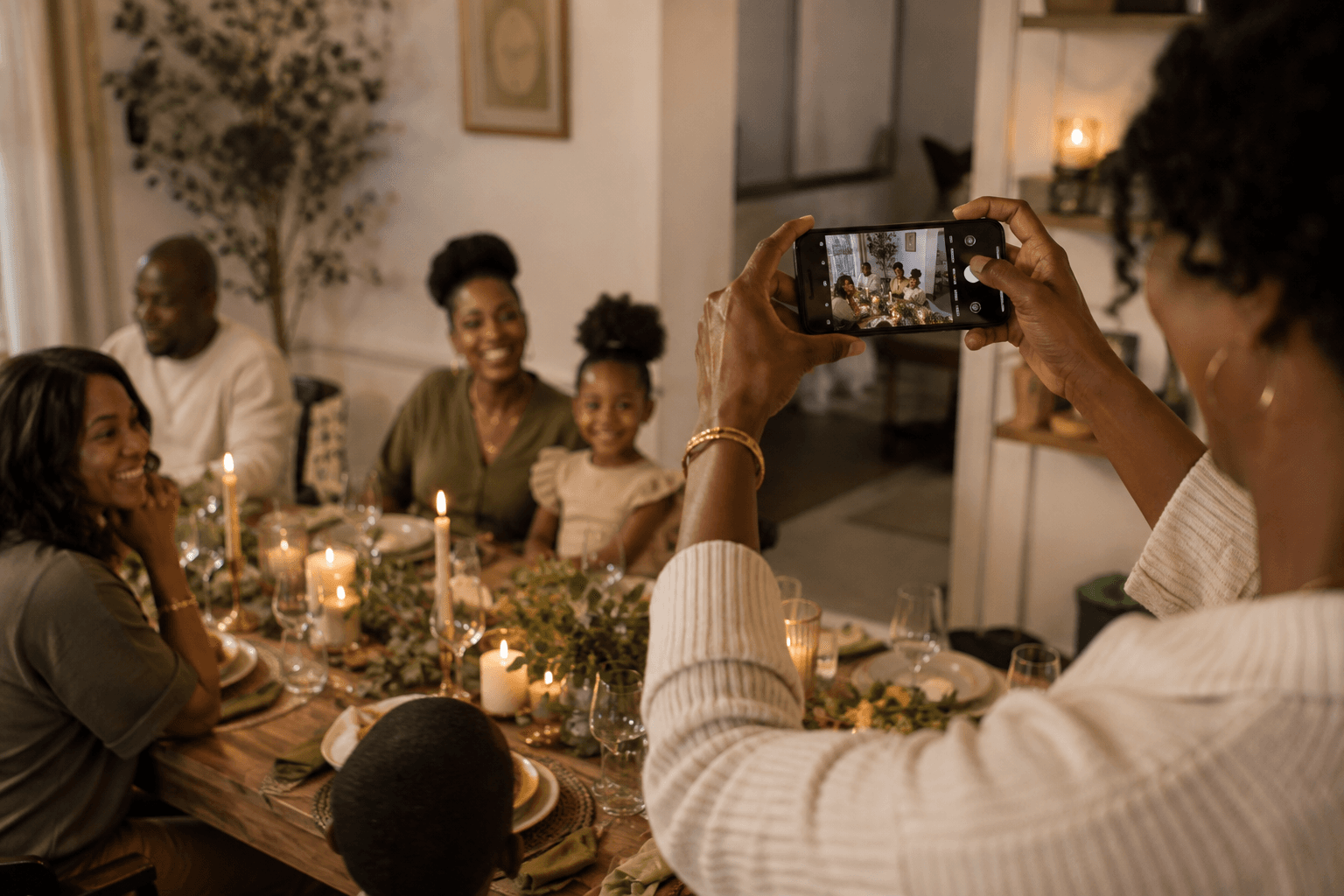 A warm Place & Plenty gathering image used to illustrate planning a family reunion across multiple days