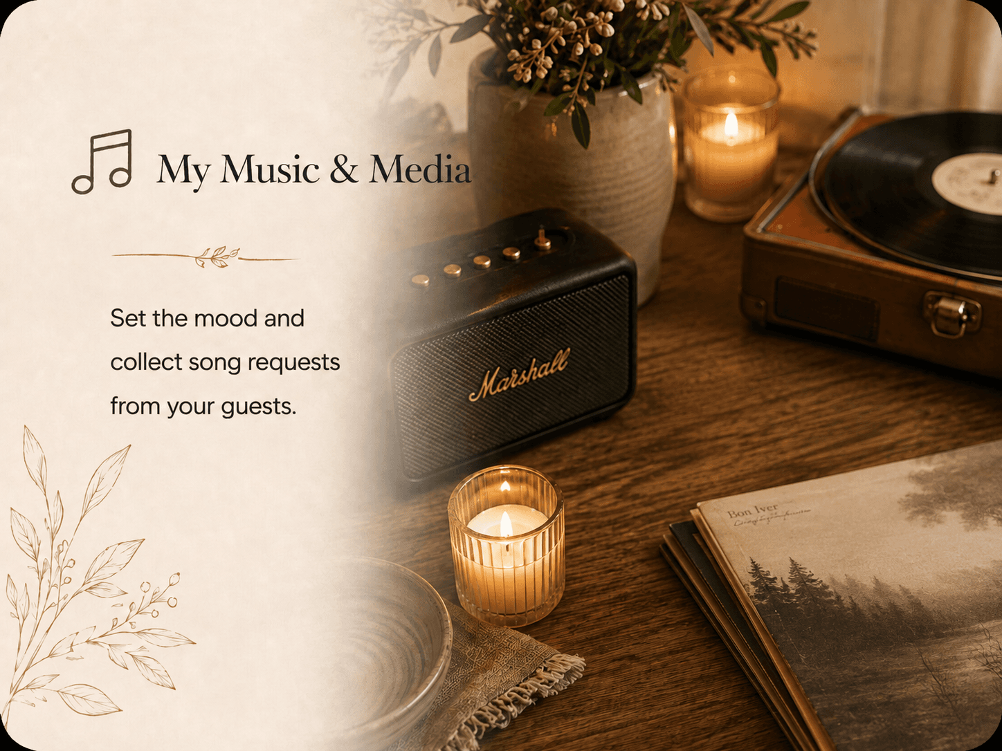 My Music & Media — Place & Plenty home-hosting feature